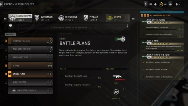 Battle Plans Mission DMZ