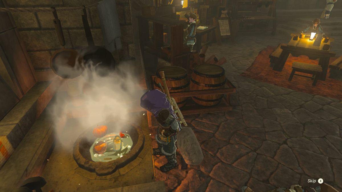 How to make Veggie Cream Soup in Zelda: Tears of the Kingdom