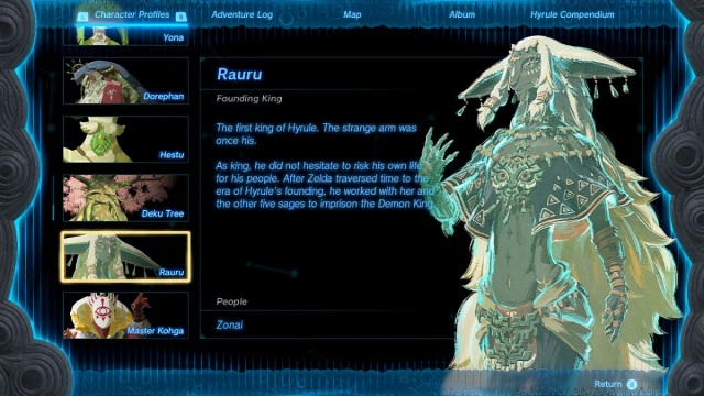 rauru is a recurring character in the zelda franchise