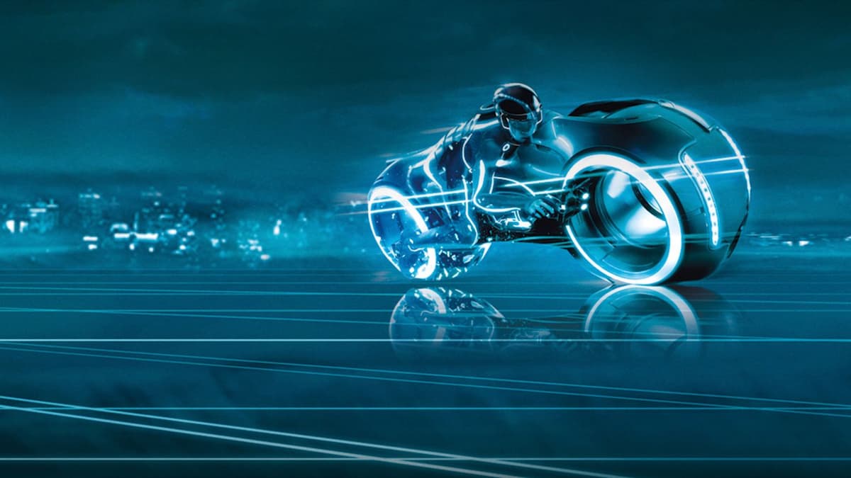 Tron: Legacy racers in Disney Speedstorm