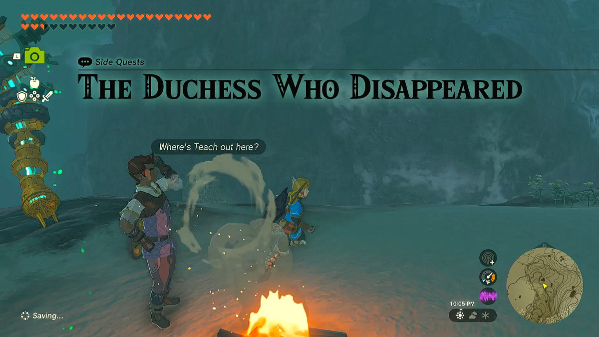 How to Complete the Duchess Who Disappeared Quest in Zelda: Tears of the Kingdom
