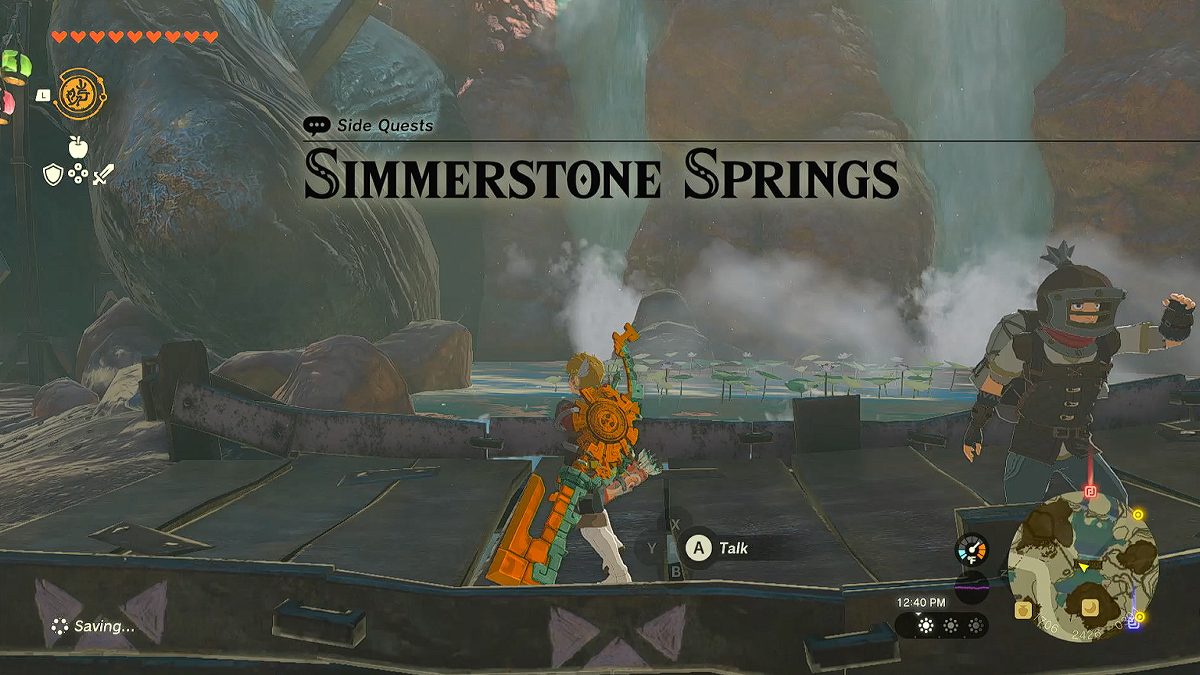 How to Complete Simmerstone Spring Quest in Zelda: Tears of the Kingdom